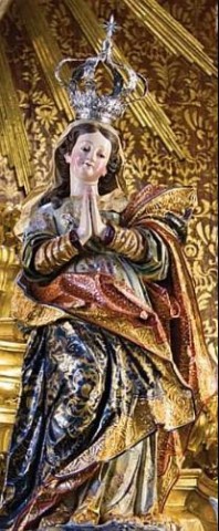 Imaculada Conceição  %u2013  Igreja da  Ordem  Terceira de São Francisco  da Penitência, Rio de Janeiro.