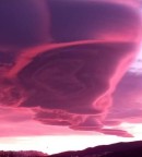 Impressionante nuvem sobre Belmonte, Portugal. 